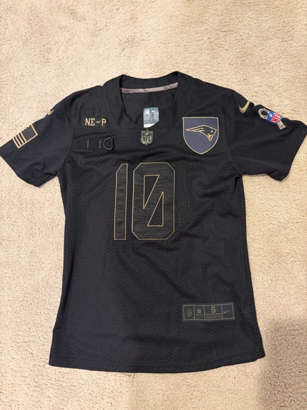 Nike NFL Drake Maye New England Patriots Custom Stitched Jersey